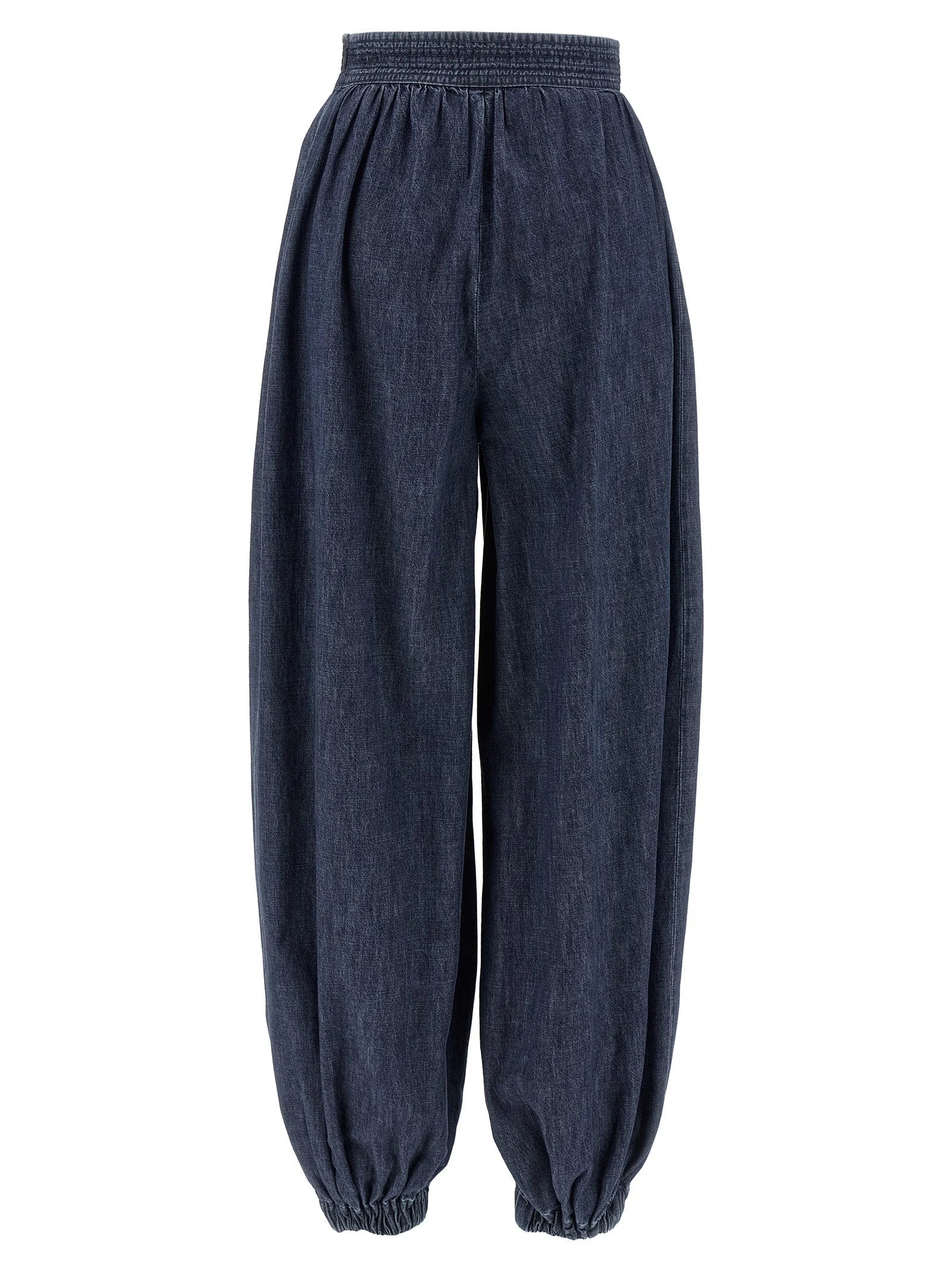 Valentino Garavani Blue Cotton Pants - IT38