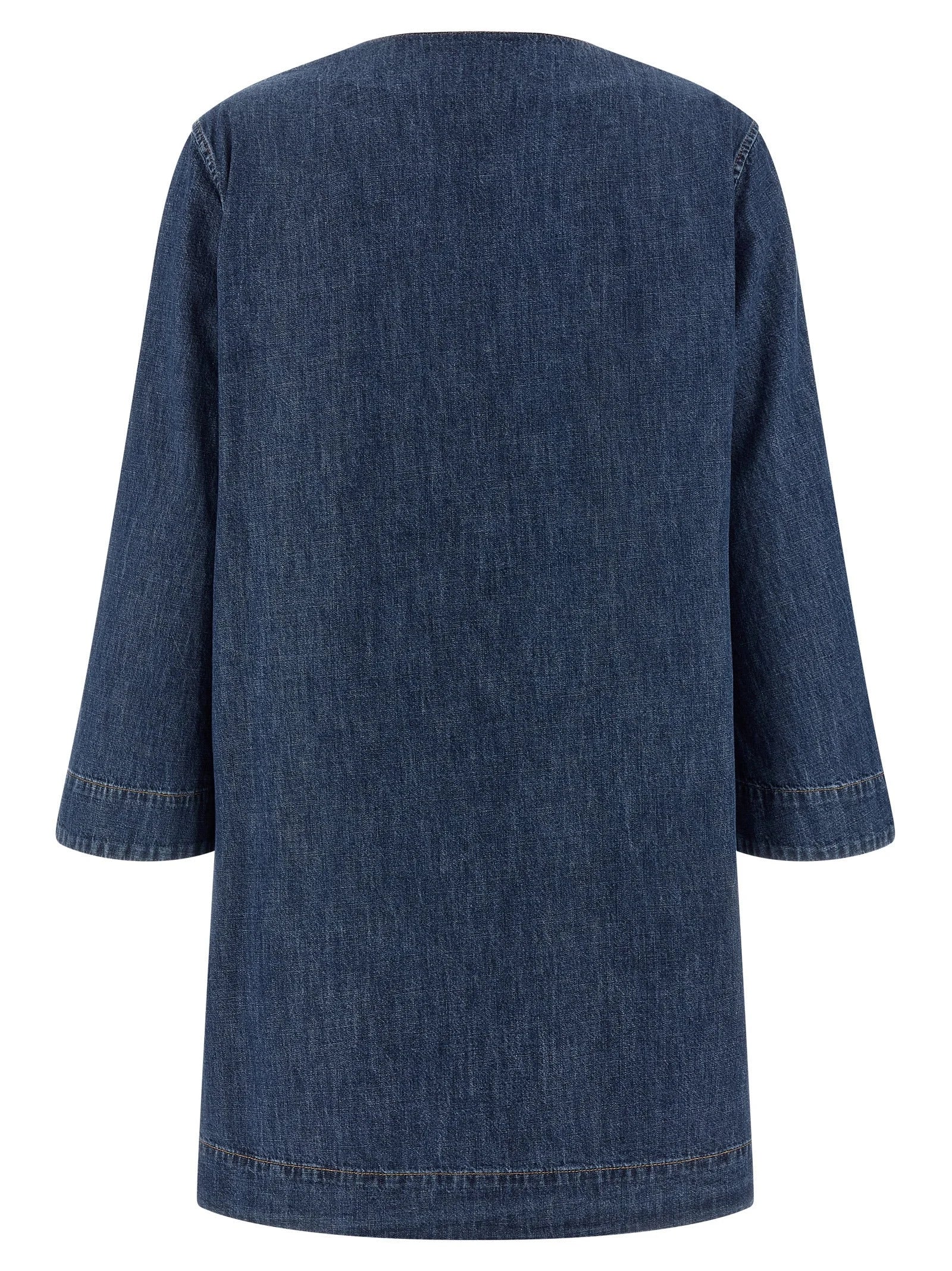 Valentino Garavani Blue Cotton Short Dress - IT40