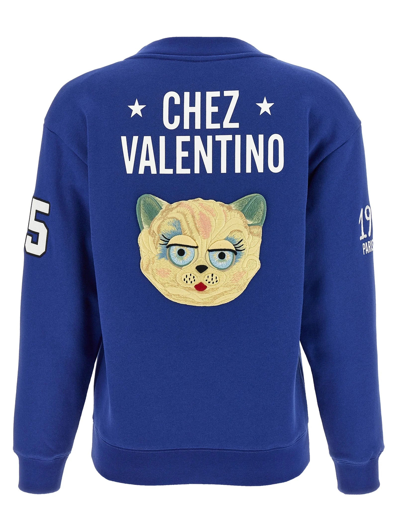 Valentino Garavani Blue Cotton Sweatshirt - S