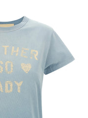 Valentino Garavani Blue Cotton T-Shirt - L
