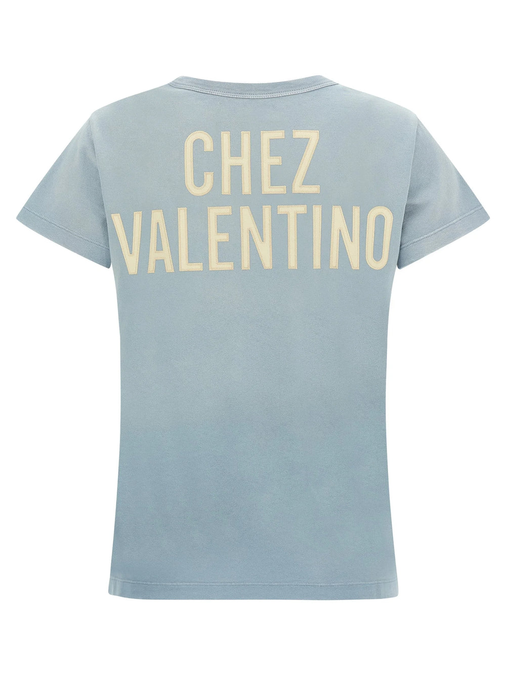 Valentino Garavani Blue Cotton T-Shirt - L