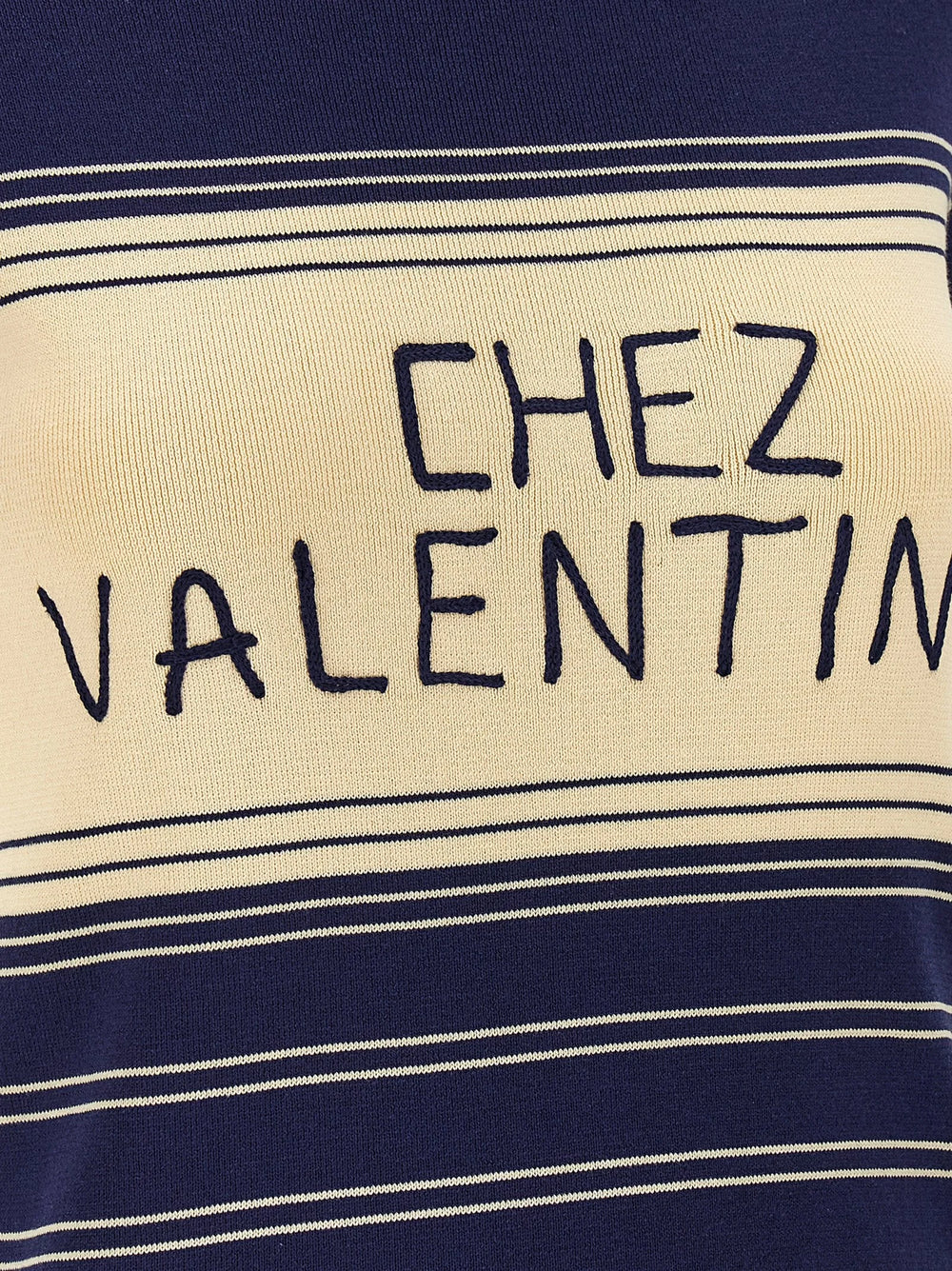 Valentino Garavani Blue Cotton T-Shirt - M