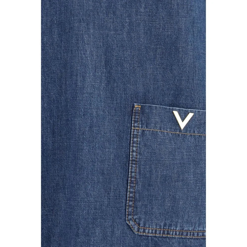 Valentino Garavani Blue Denim Shirt
