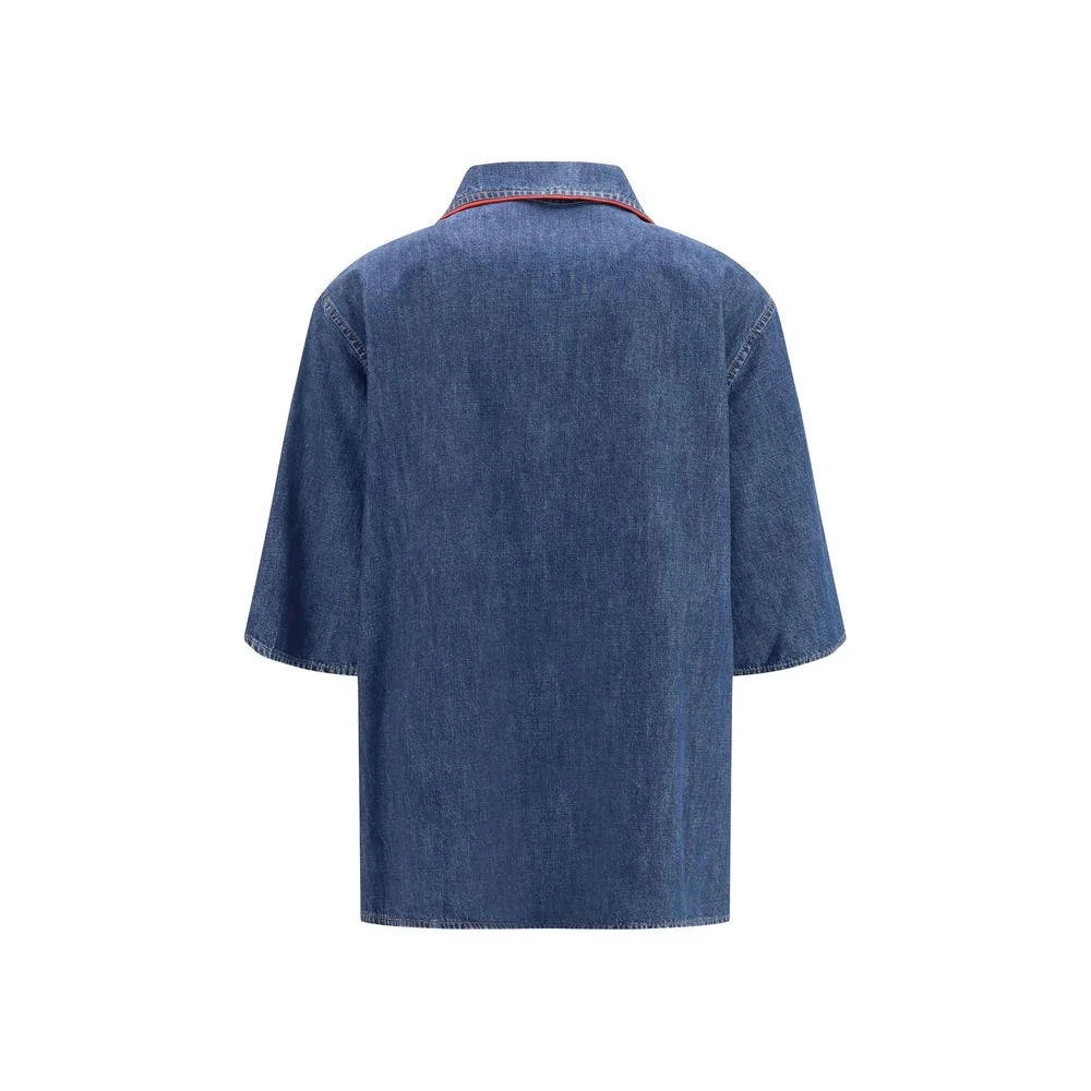 Valentino Garavani Blue Denim Shirt