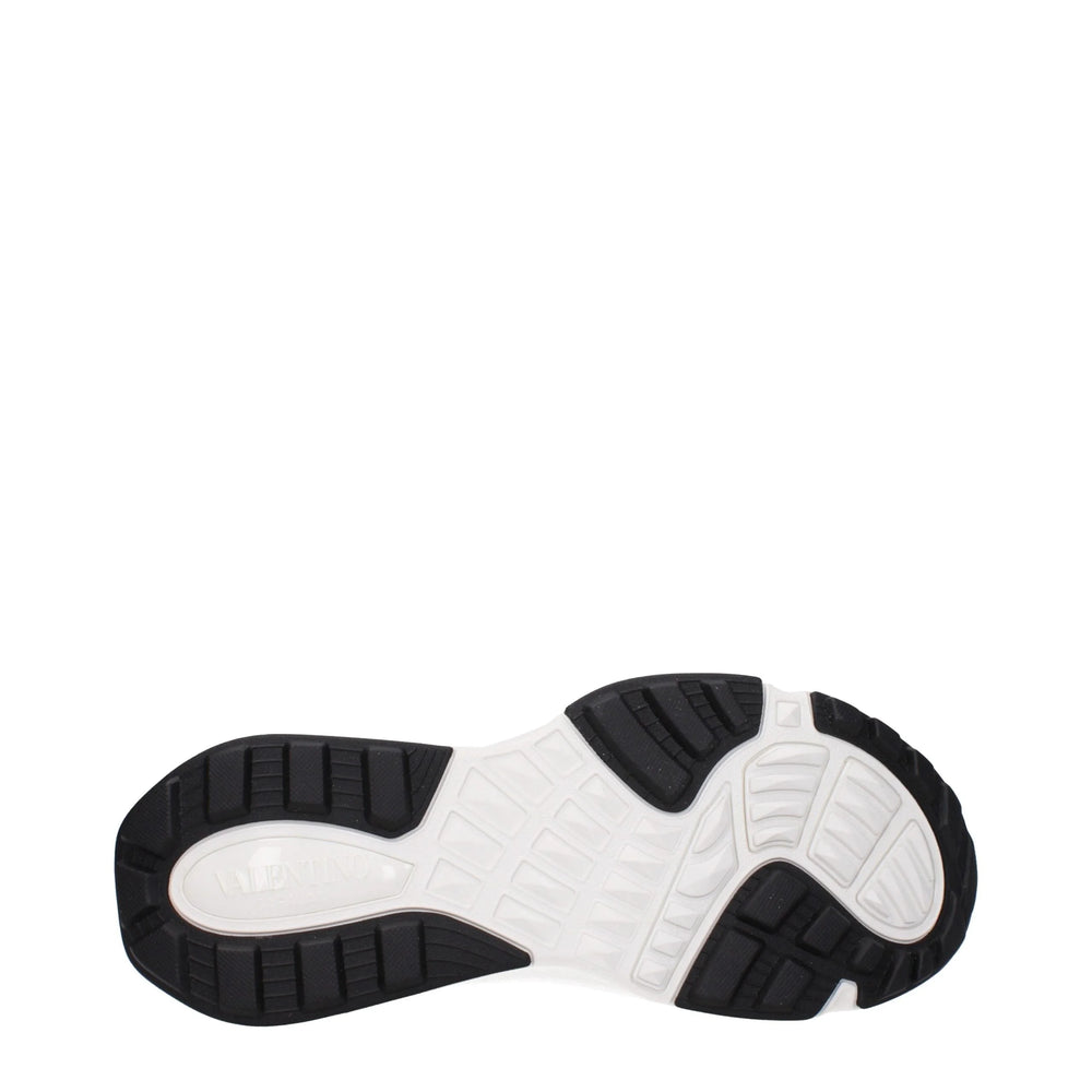 Valentino Garavani Blue Fabric Athletic Sneakers