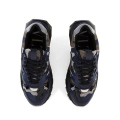 Valentino Garavani Blue Fabric Athletic Sneakers - EU40.5/US7.5