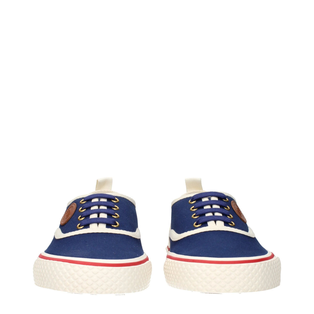 Valentino Garavani Blue Fabric Low Tops