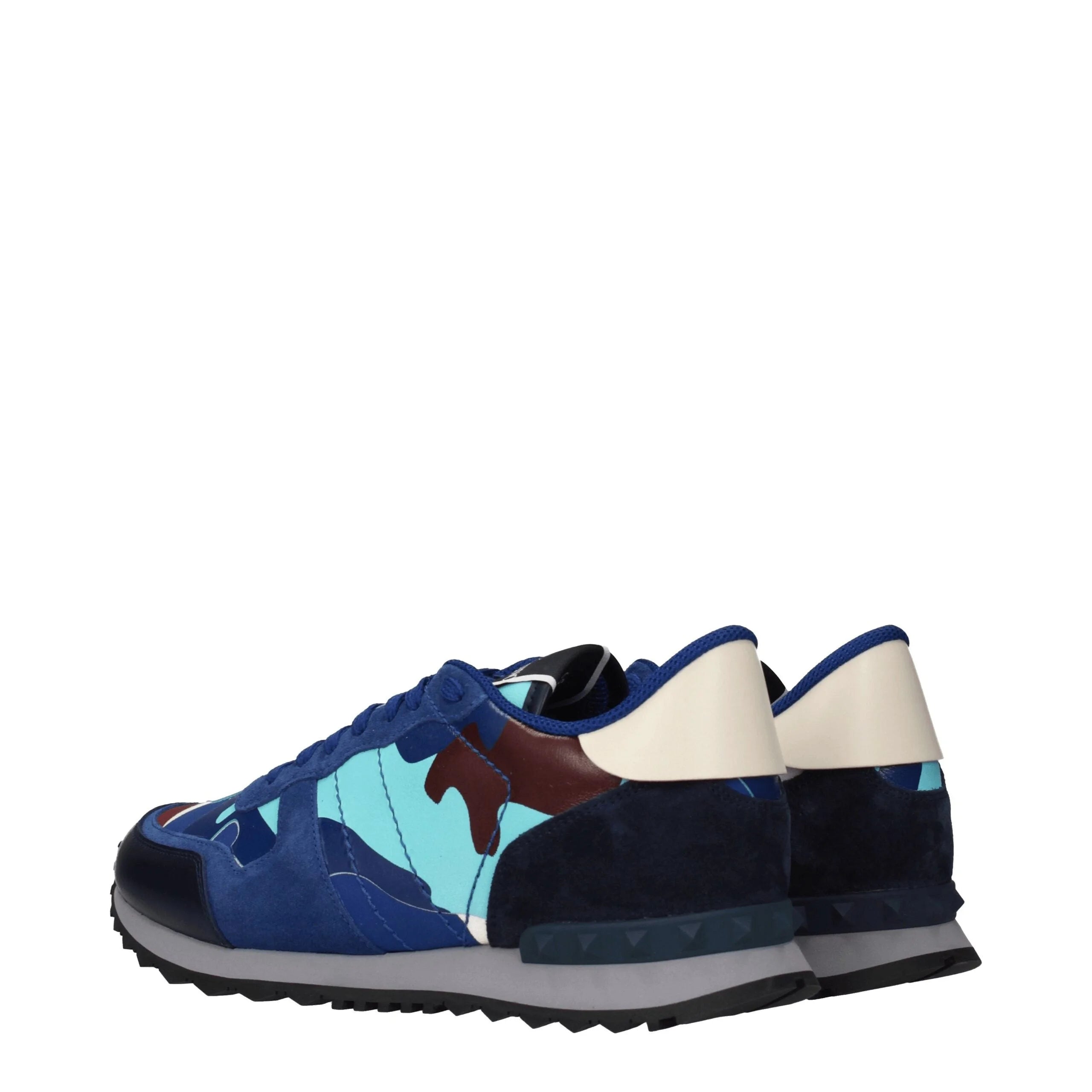 Valentino Garavani Blue Leather Athletic Sneakers - EU42/US9