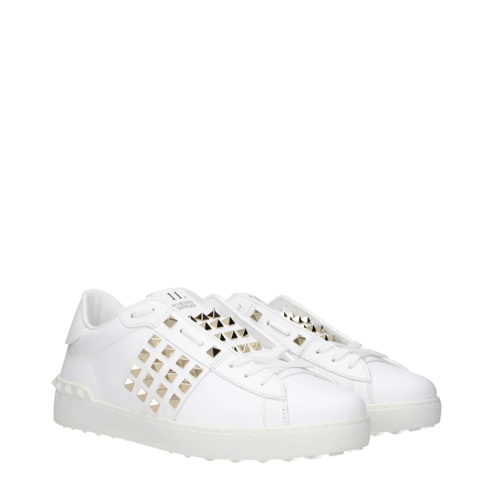 Valentino Garavani Blue Leather Low Top Sneakers - EU41.5/US8.5