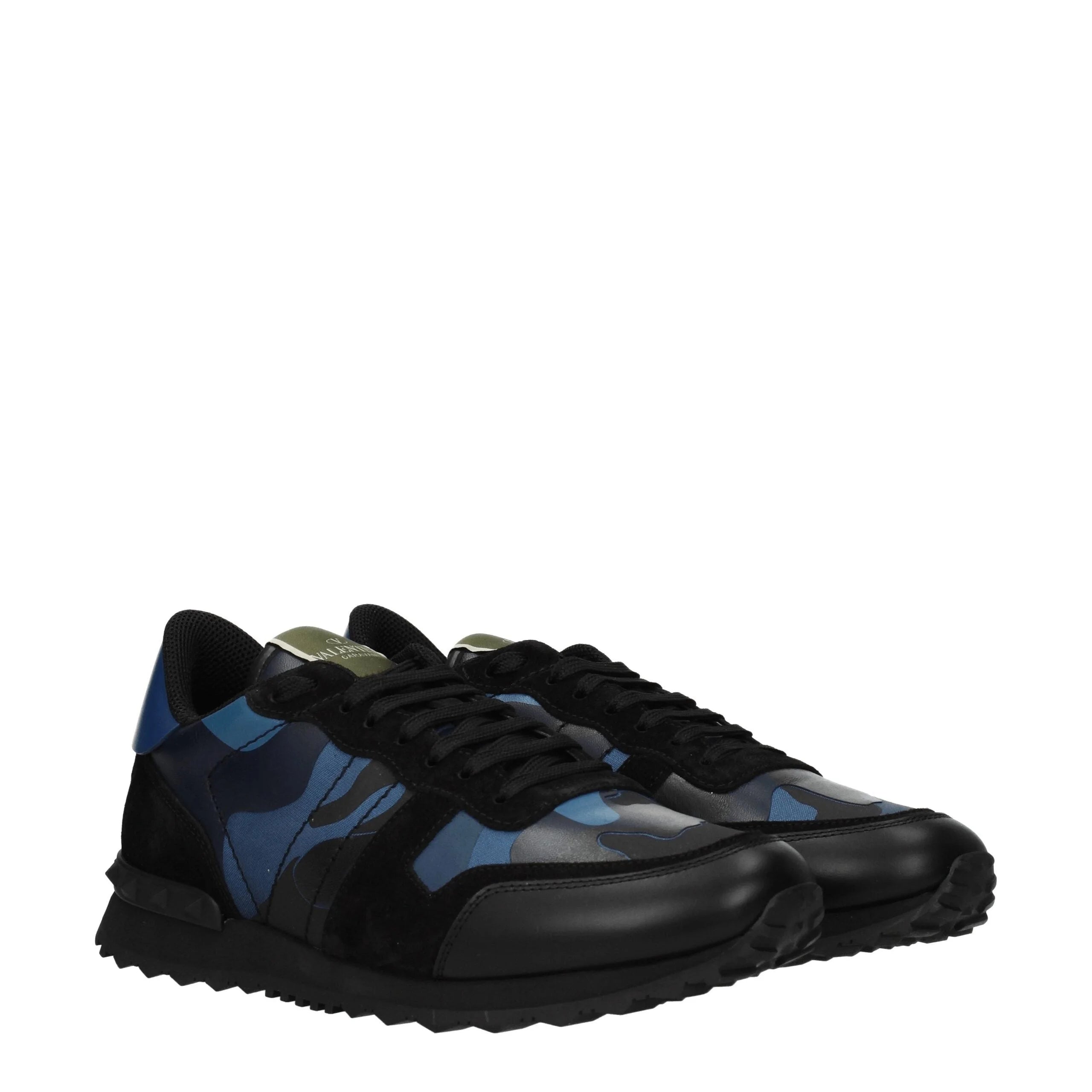 Valentino Garavani Blue Leather Low Tops - EU40/US7