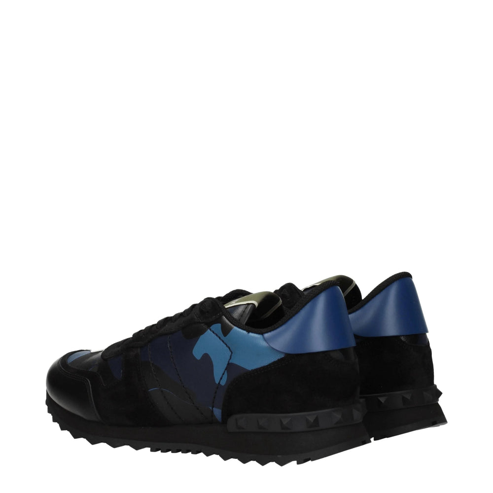 Valentino Garavani Blue Leather Low Tops - EU40/US7