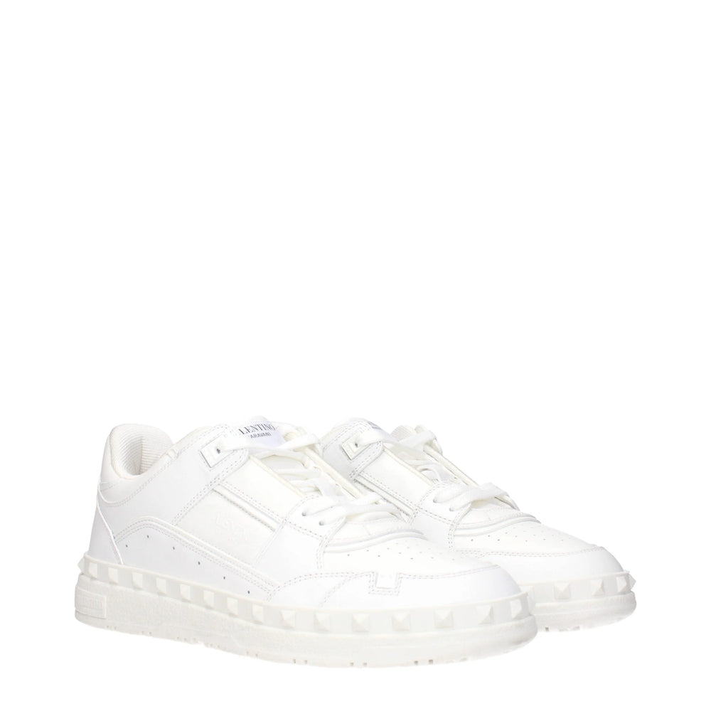 Valentino Garavani Blue Leather Sneakers