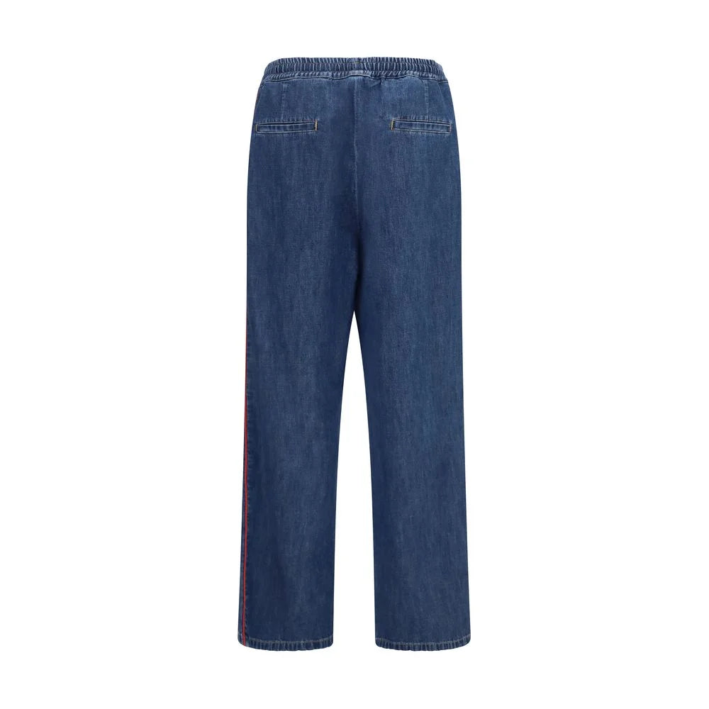 Valentino Garavani Blue Polyester Casual Pants - IT44 | L