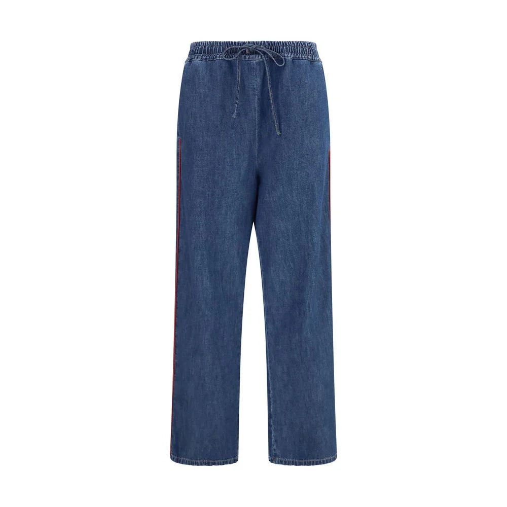 Valentino Garavani Blue Polyester Casual Pants - IT44 | L