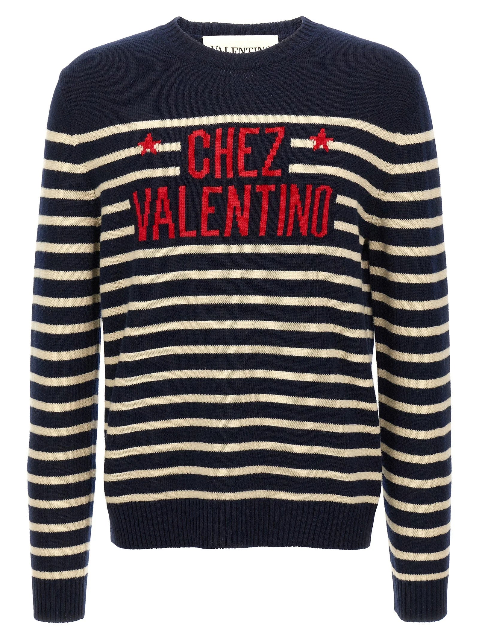Valentino Garavani Blue Virgin Wool Cardigan