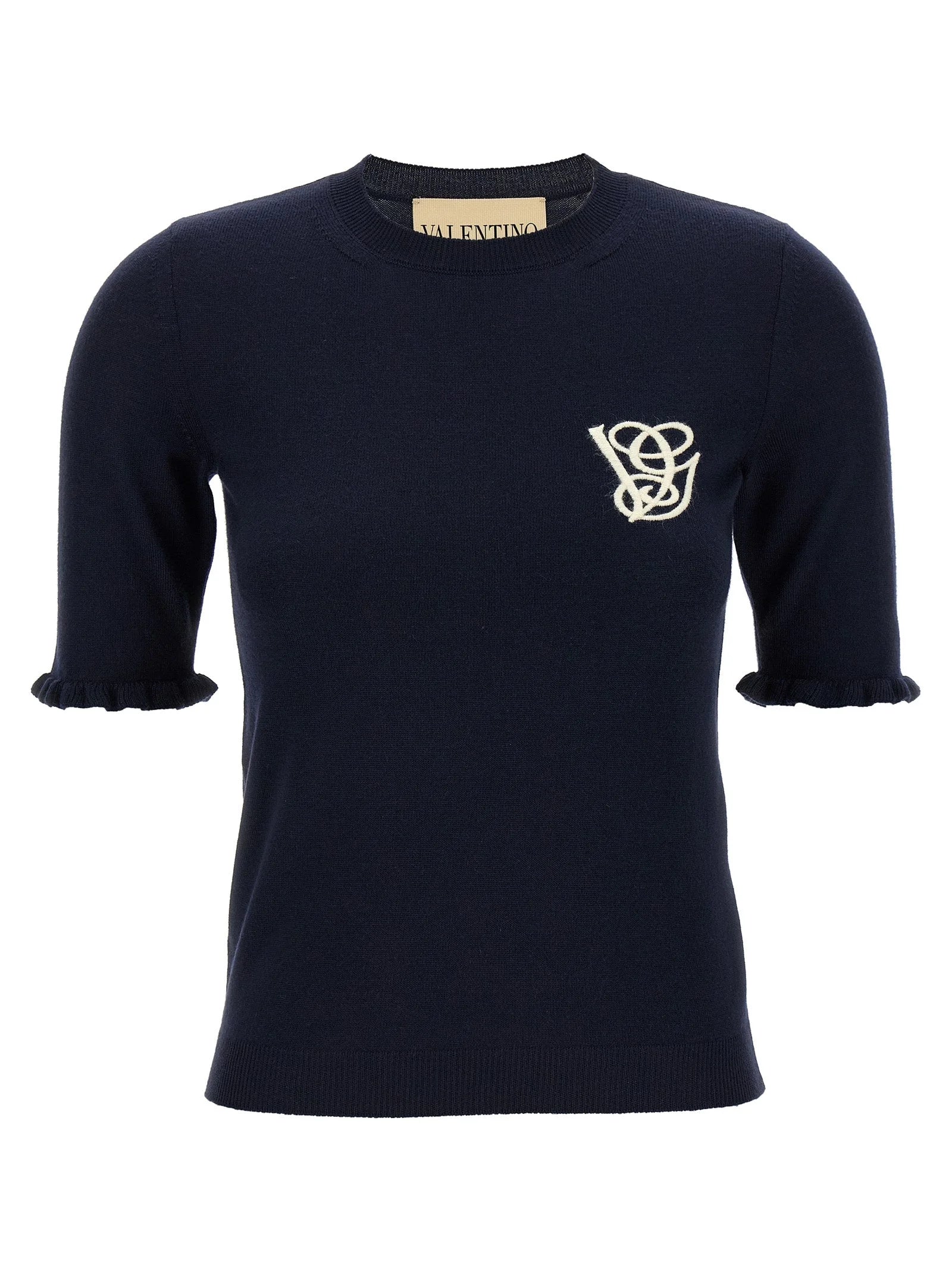 Valentino Garavani Blue Virgin Wool Sweatshirt - M