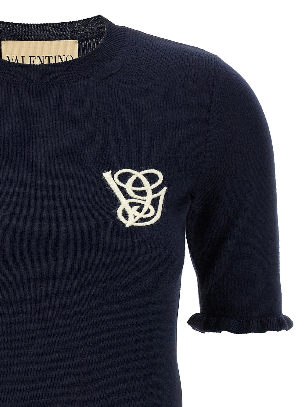 Valentino Garavani Blue Virgin Wool Sweatshirt - M