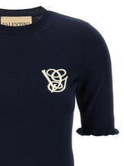 Valentino Garavani Blue Virgin Wool Sweatshirt - M