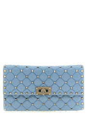 Valentino Garavani Blue Viscose Crossbody Bag