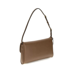 Valentino Garavani Braune Kalbshirgen Bos Taurus Schultertasche