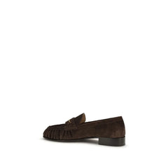 Valentino Garavani Brun kalvskinn Bos Taurus loafers
