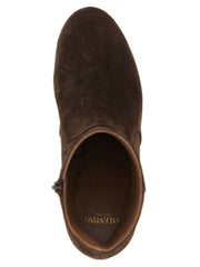 Valentino Garavani Brown Calfskin Ankle Boots - EU36.5/US6.5