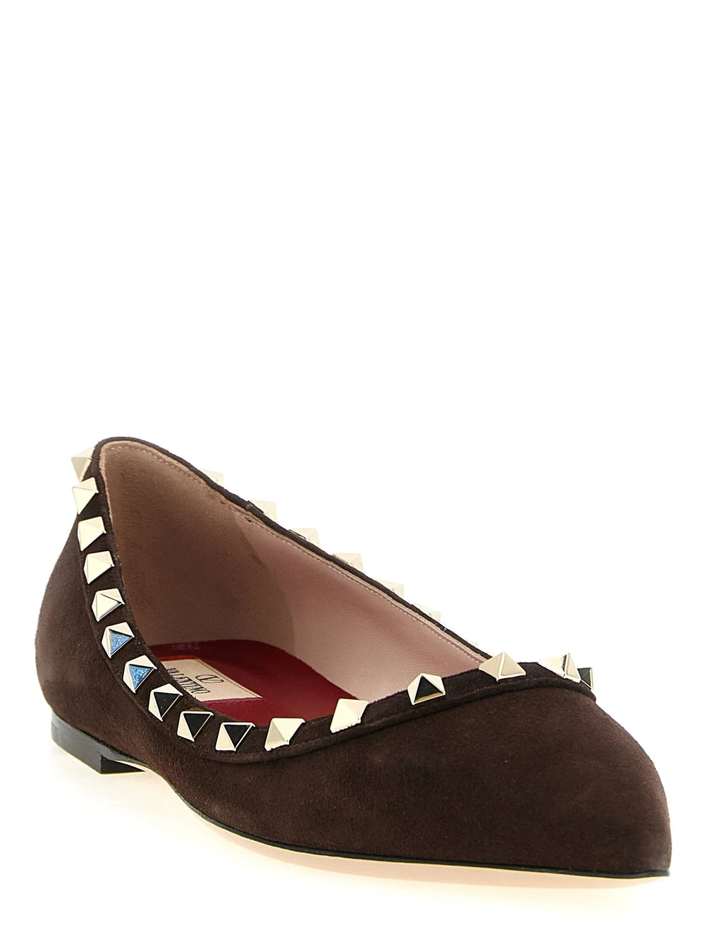 Valentino Garavani Brown Calfskin Ballet Flats - EU39/US9