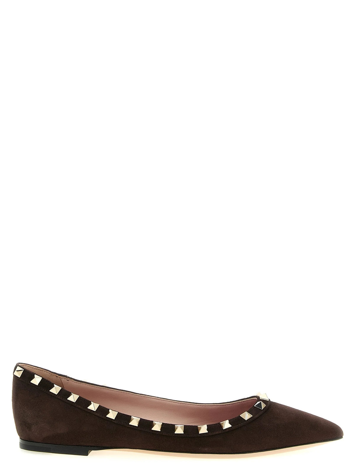Valentino Garavani Brown Calfskin Ballet Flats - EU39/US9