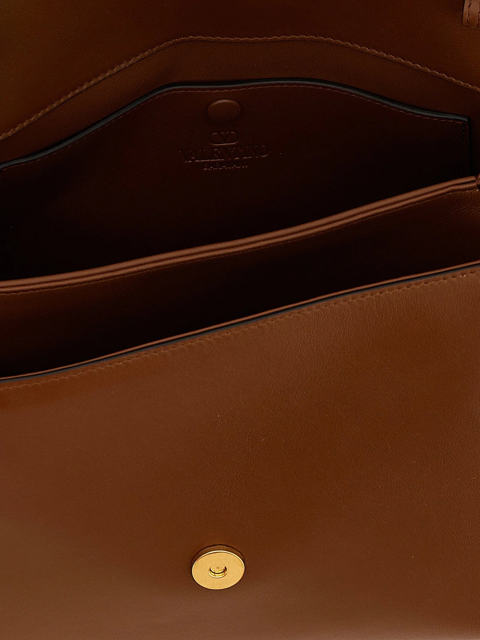 Valentino Garavani Brown Calfskin Handbag