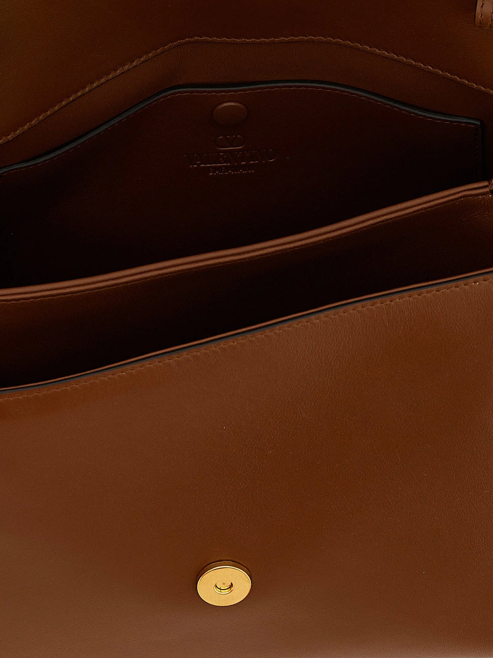 Valentino Garavani Brown Calfskin Handbag