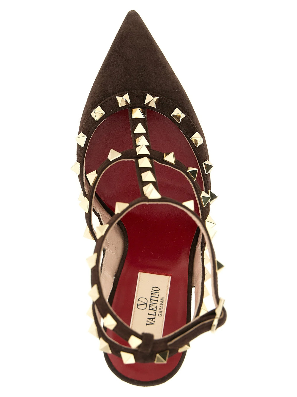 Valentino Garavani Brown Calfskin High Heel Pumps