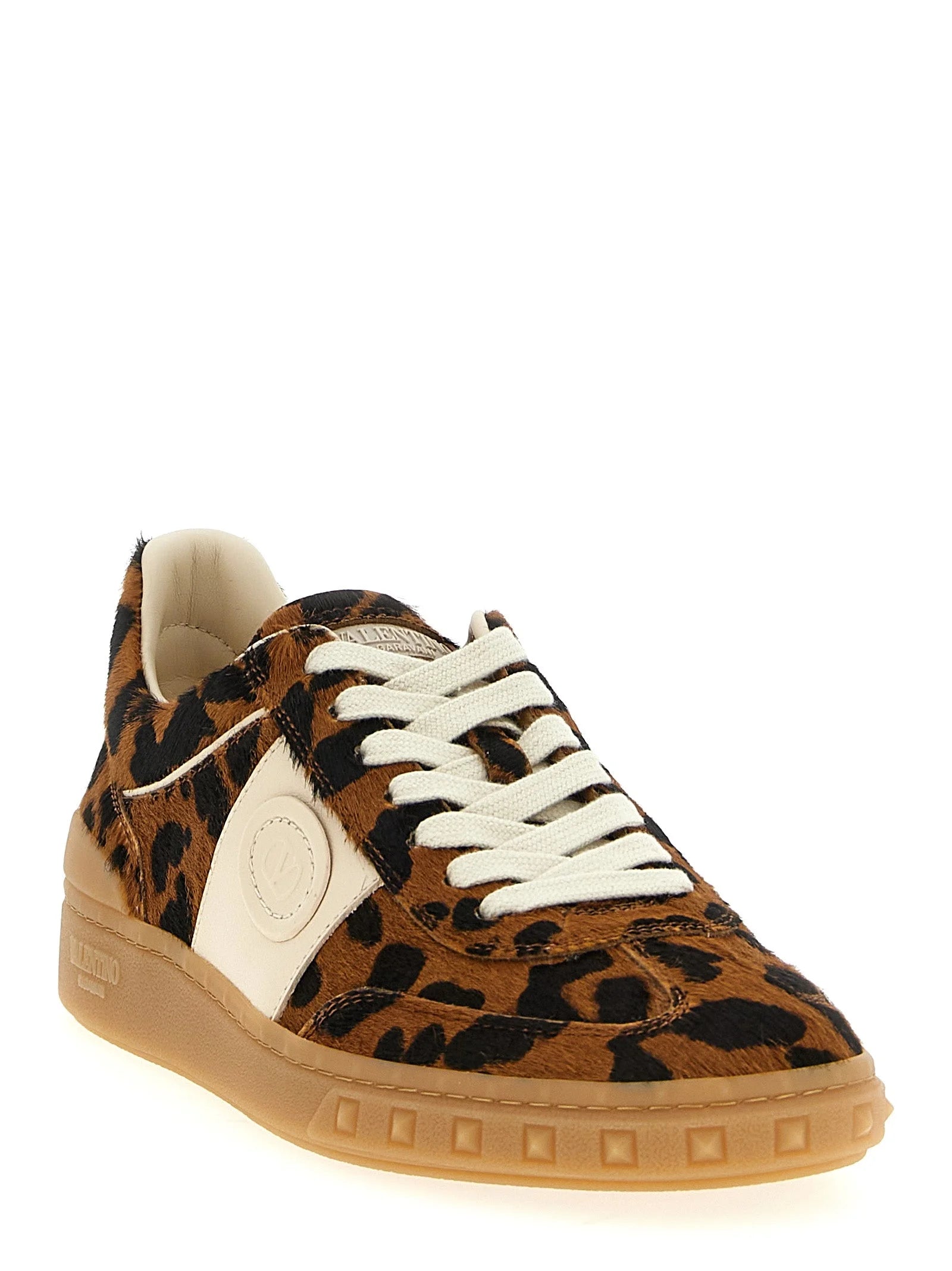 Valentino Garavani Brown Calfskin Low Top Sneakers - EU36/US6