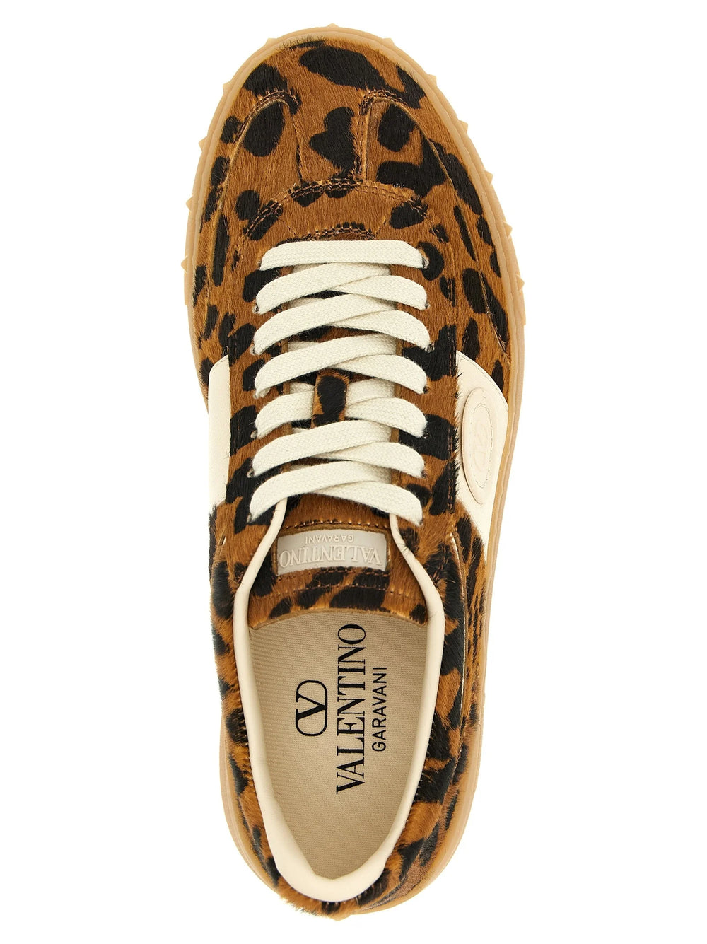 Valentino Garavani Brown Calfskin Low Top Sneakers - EU36/US6