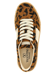 Valentino Garavani Brown Calfskin Low Top Sneakers - EU36/US6