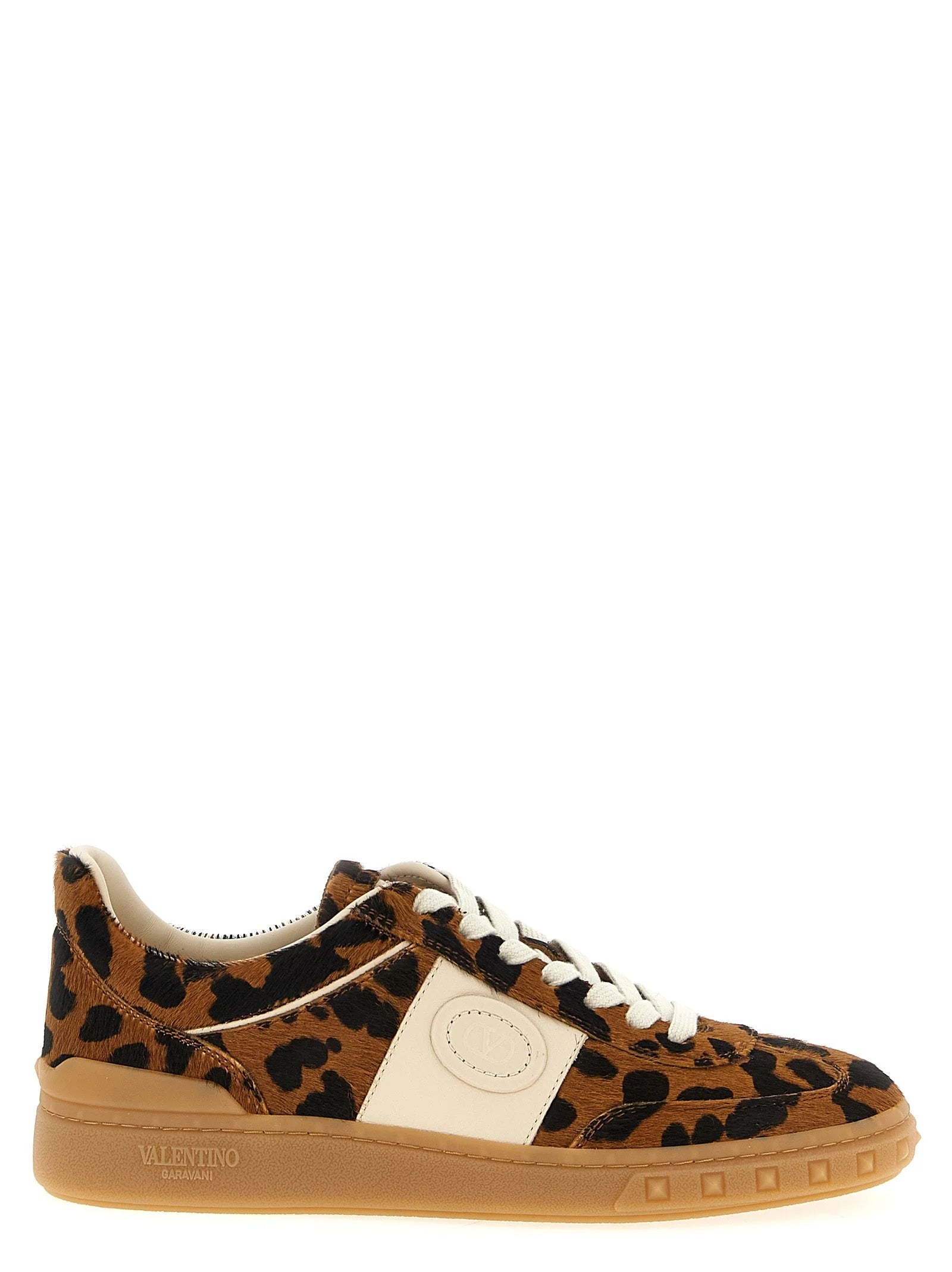 Valentino Garavani Brown Calfskin Low Top Sneakers - EU36/US6