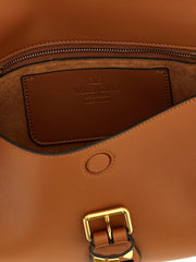 Valentino Garavani Brown Calfskin Shoulder Bag