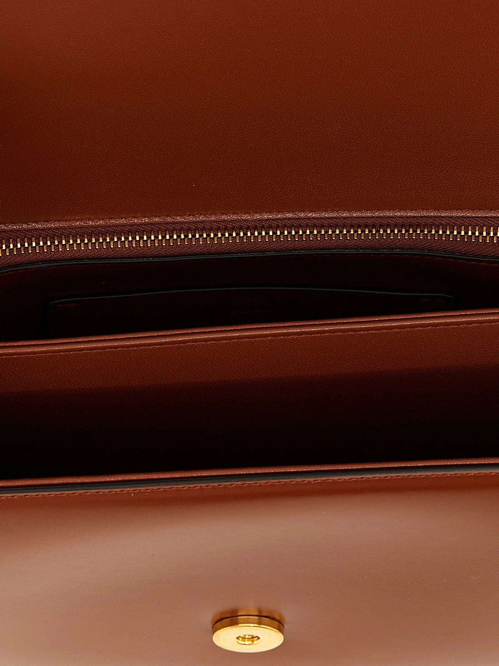 Valentino Garavani Brown Calfskin Shoulder Bag