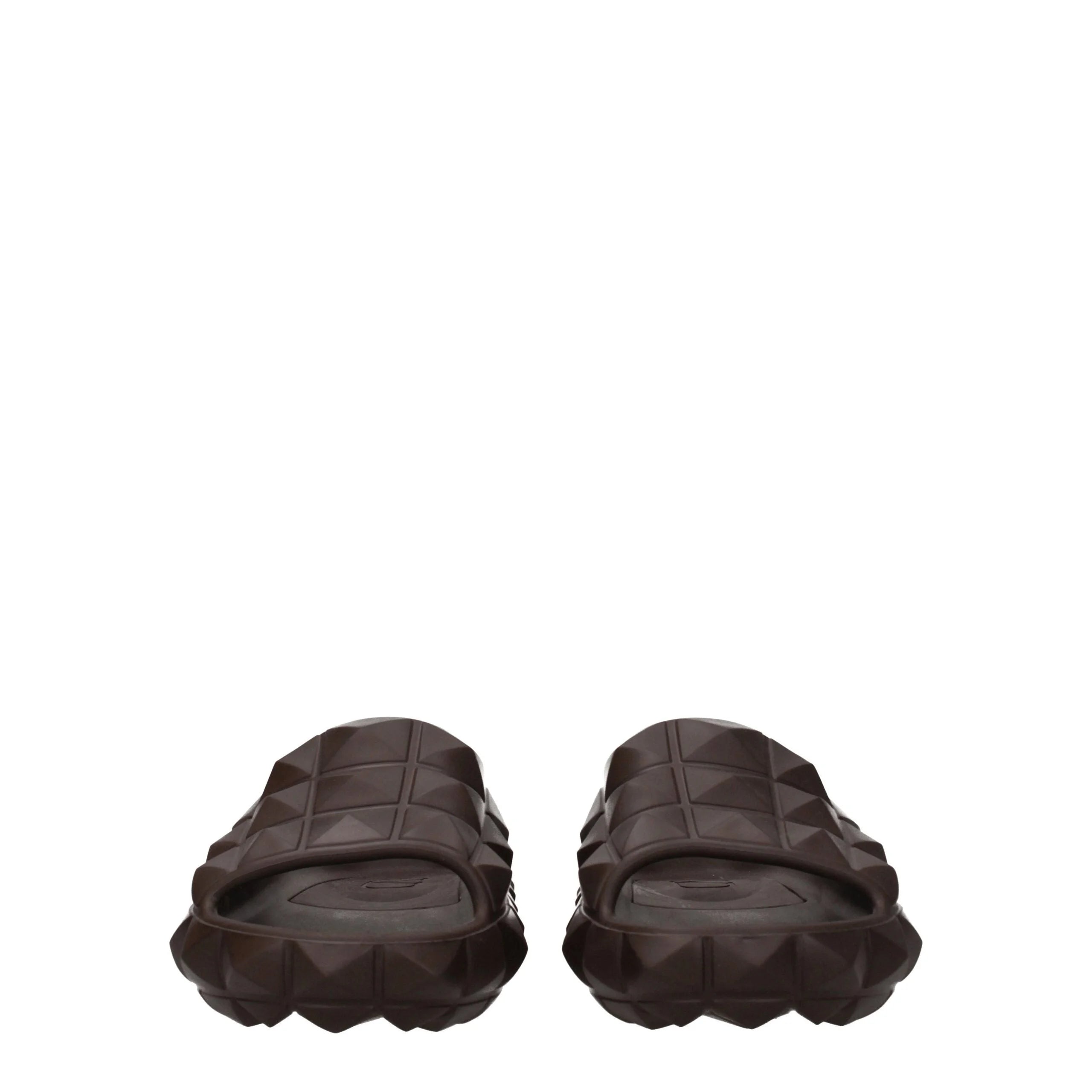 Valentino Garavani Brown Cotton Slippers Sandals - EU40/US7