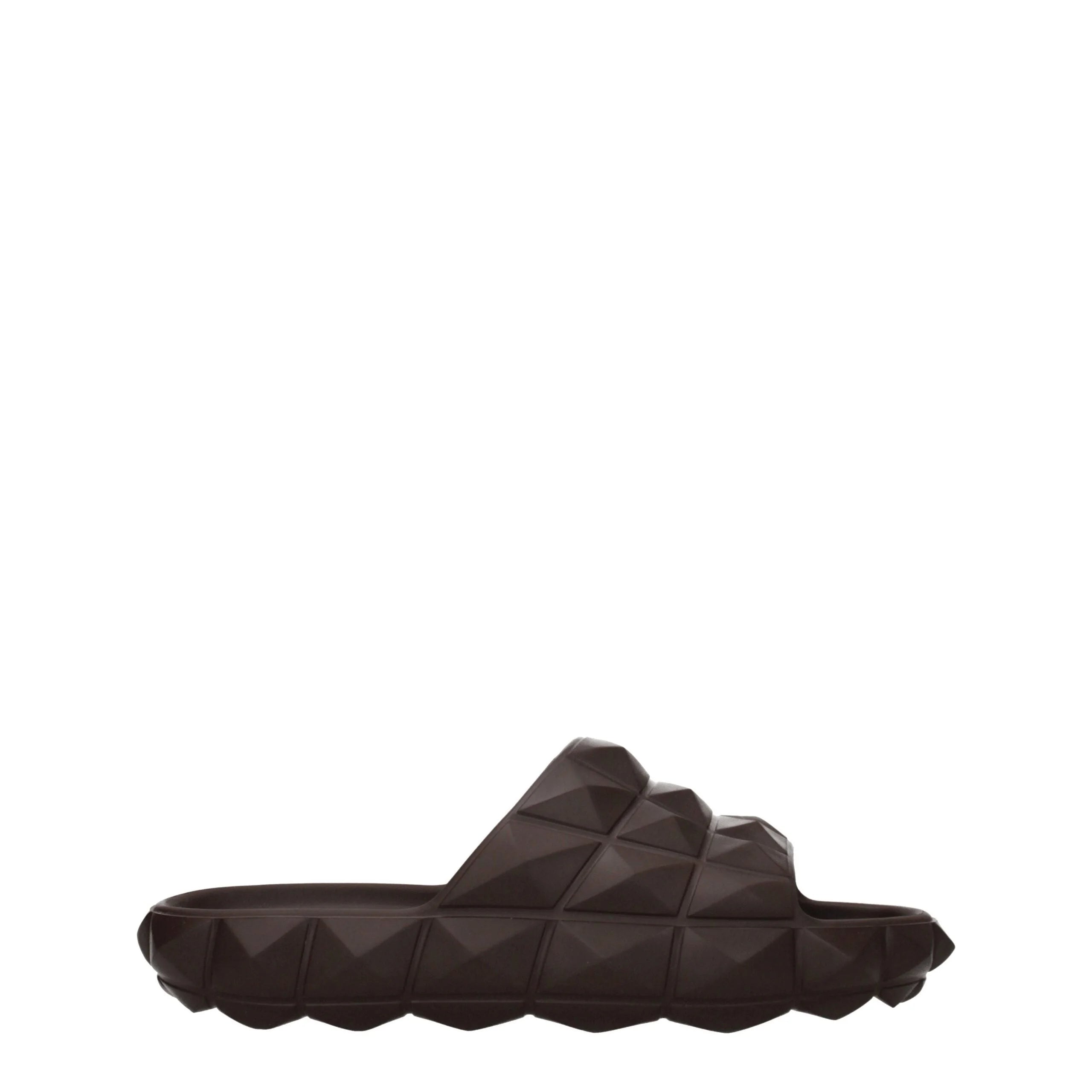 Valentino Garavani Brown Cotton Slippers Sandals - EU40/US7