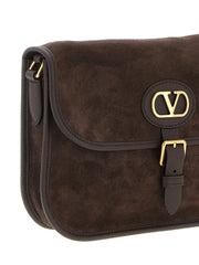 Valentino Garavani Brown Cowhide Crossbody Bag