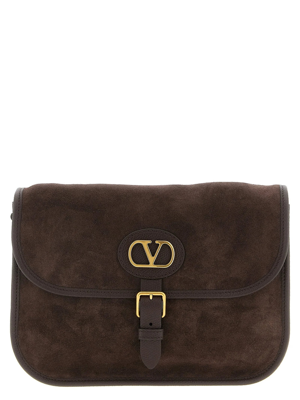 Valentino Garavani Brown Cowhide Crossbody Bag