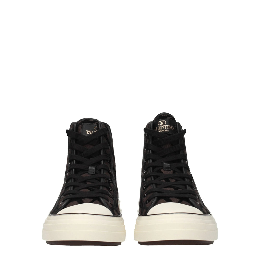 Valentino Garavani Brown Fabric High Tops - EU45/US12
