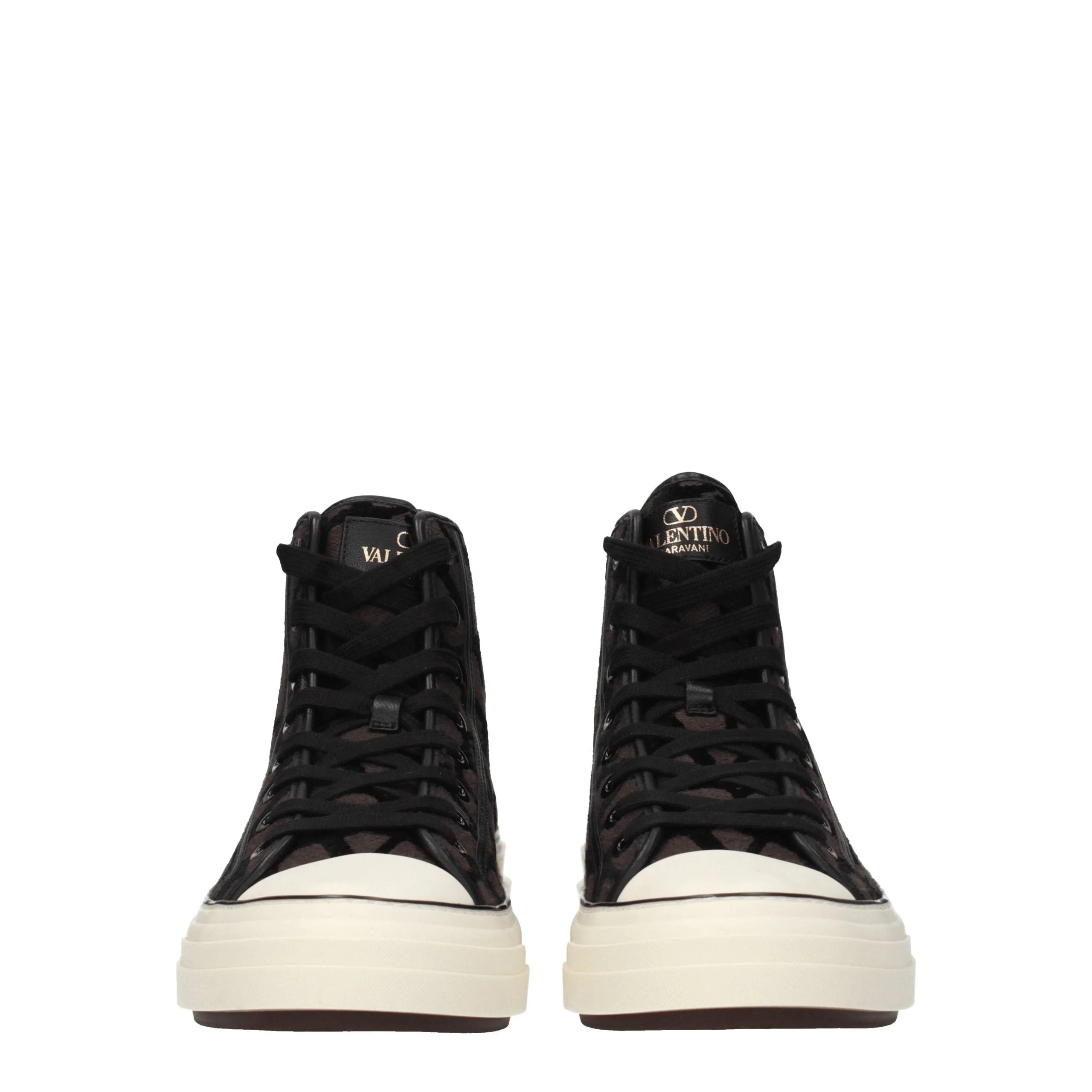 Valentino Garavani Brown Fabric High Tops - EU45/US12