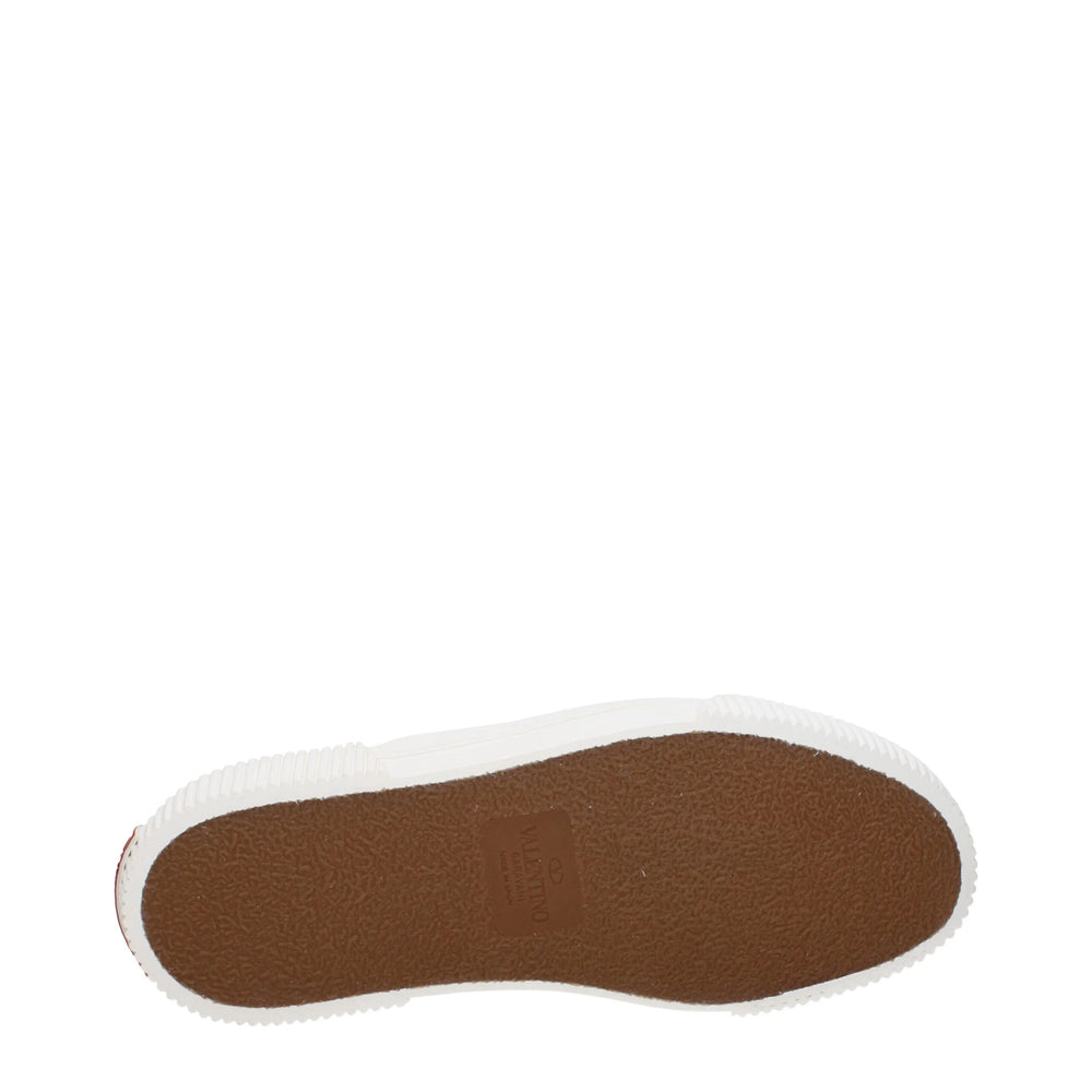 Valentino Garavani Brown Fabric Slip-On Loafers - EU40/US7 - Flats