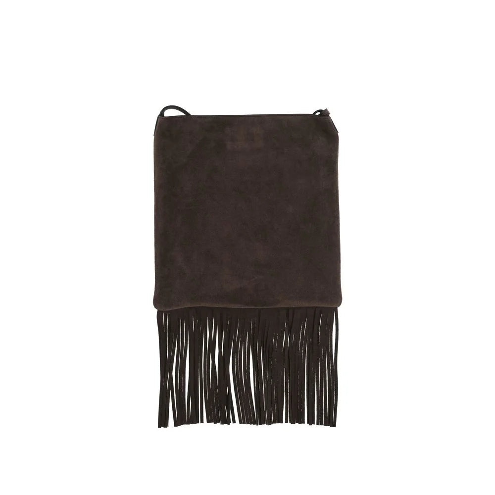 Valentino Garavani Brown Leather Shoulder Bag