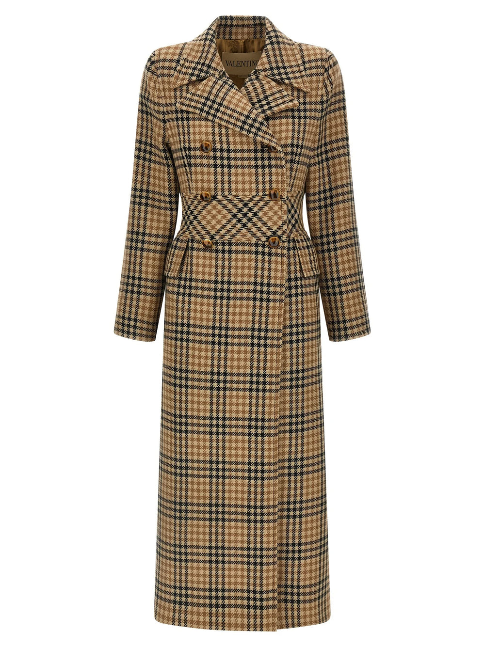 Valentino Garavani Brown Virgin Wool Coat