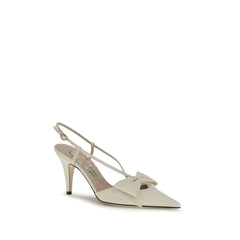 Valentino Garavani Cream Lamb Ovis Aries Aries High Heel Pumps