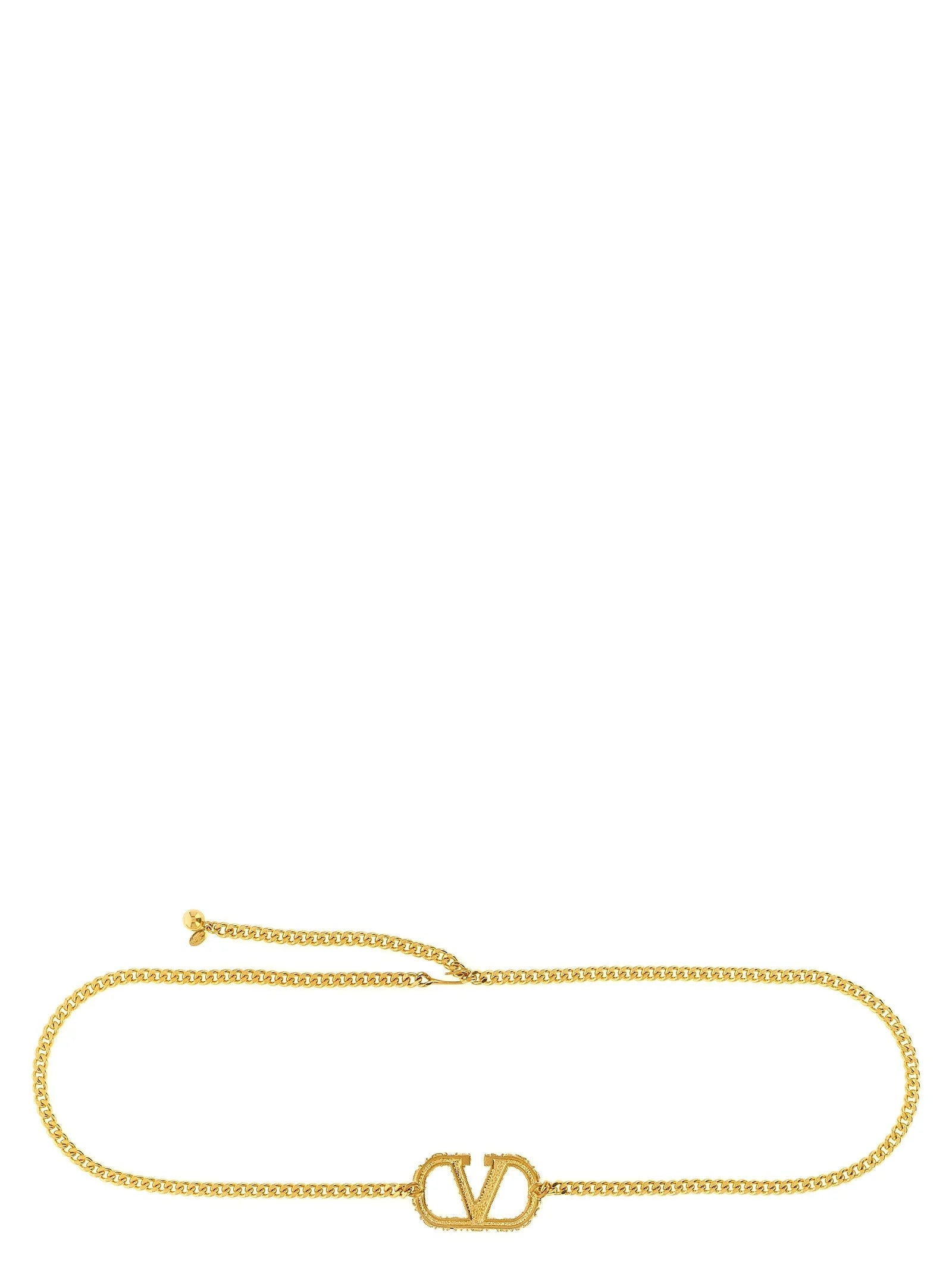 Valentino Garavani Gold Brass Belt - M