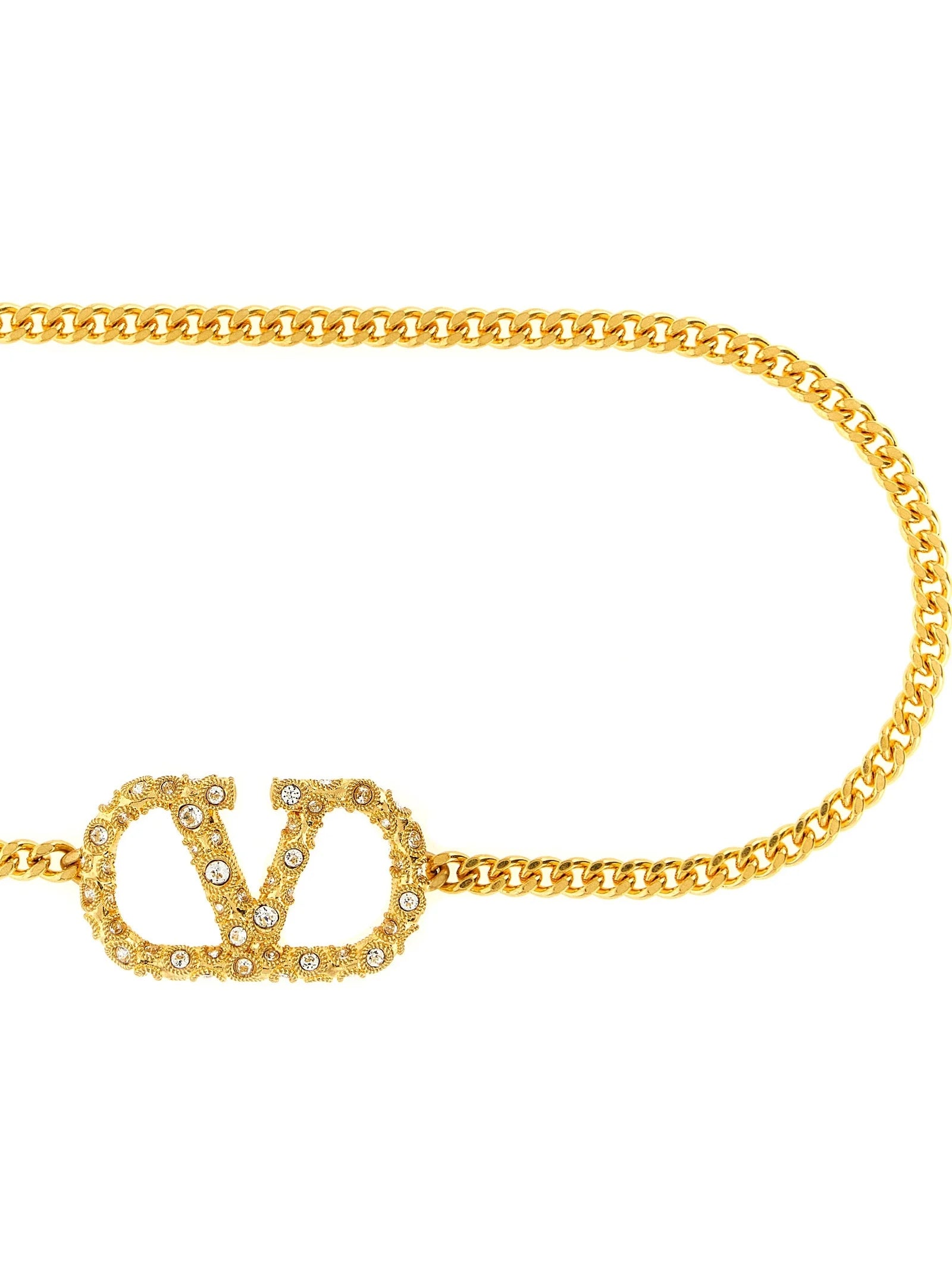 Valentino Garavani Gold Brass Belt - M