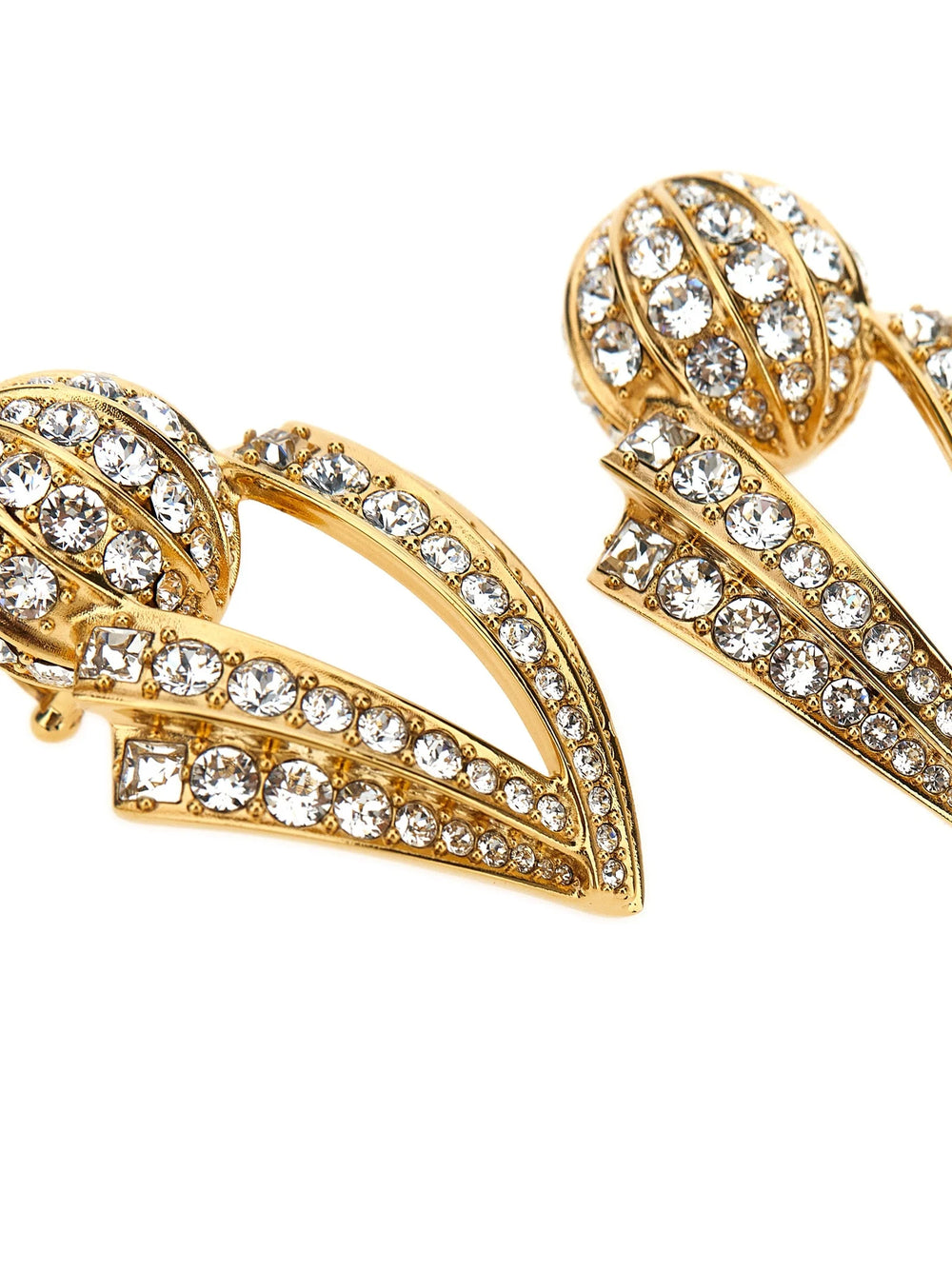 Valentino Garavani Gold Brass Earrings - One Size